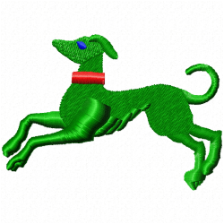 Dogs Embroidery Design 9